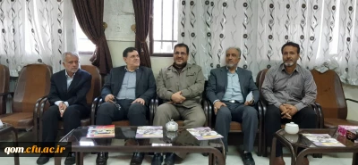 دیدار سرزده دکتر خنیفر ریاست دانشگاه فرهنگیان در اولین روز شروع سال تحصیلی از پردیس آیت الله طالقانی(ره) قم به روایت تصویر