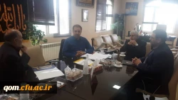 دیدار سرپرست مدیریت امور پردیس های استان با مدیرکل راه و شهرسازی استان با موضوع پیگیری تخصیص زمین جهت طرح جامع دانشگاه فرهنگیان استان قم10031 2