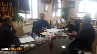 پیگیری طرح 100 - 31 استان قم در دیدار سرپرست مدیریت امور پردیس ها با مدیرکل راه و شهرسازی استان