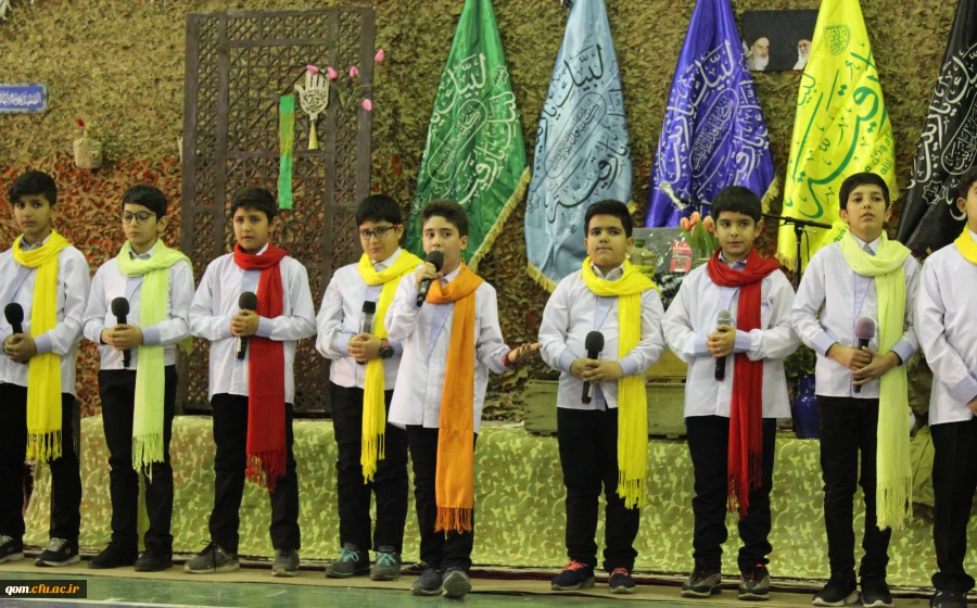 ویژه برنامه باشکوه بزرگداشت هفته بسیج در پردیس حضرت معصومه(س)  استان قم برگزار شد. 5