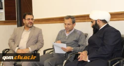جلسه همکاری حوزه علمیه ودانشگاه فرهنگیان باحضور دکتر طاهری نیا معاون پژوهش و فناوری دانشگاه فرهنگیان  2