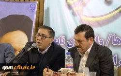 دکتر خاکی معاون طرح، برنامه و توسعه منابع در نشست تخصصی پرسش و پاسخ در جمع دبیران شوراهای صنفی: