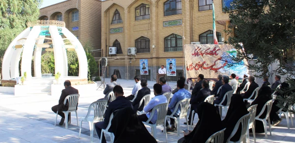 برگزاری اولین سالگرد تشییع و خاکسپاری شهید گمنام مدفون در پردیس حضرت معصومه(س) - قم 3