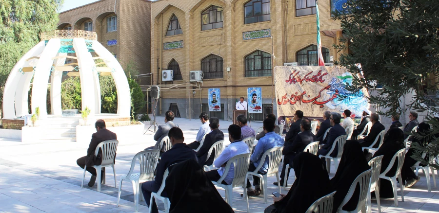 برگزاری اولین سالگرد تشییع و خاکسپاری شهید گمنام مدفون در پردیس حضرت معصومه(س) - قم 3