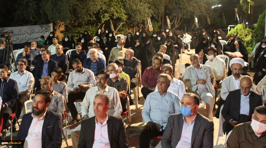 افتتاح یادمان و اولین سالگرد تشیع و تدفین شهید گمنام پردیس حضرت معصومه(س) قم 5