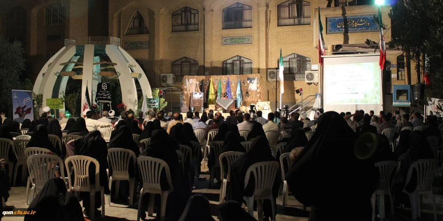 افتتاح یادمان و اولین سالگرد تشیع و تدفین شهید گمنام پردیس حضرت معصومه(س) قم 8