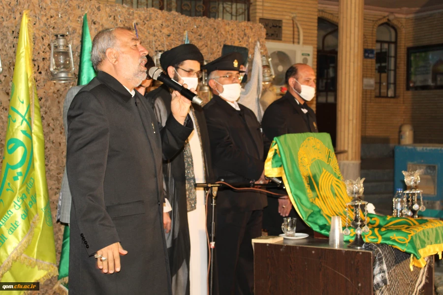 افتتاح یادمان و اولین سالگرد تشیع و تدفین شهید گمنام پردیس حضرت معصومه(س) قم 11