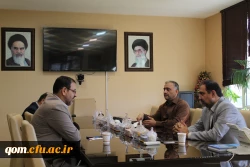 دیدار حسن محمدپور با مدیرکل راه و شهر سازی استان قم 