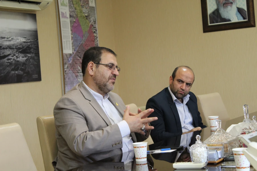 دیدار حسن محمدپور با مدیرکل راه و شهر سازی استان قم  2