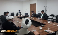 جلسه هماهنگی با آیت الله میرباقری در جهت تبدیل بیانیه گام دوم انقلاب به سرفصل های ساعات فرهنگی 3