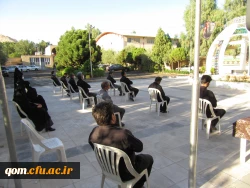 برگزاری مراسم زیارت عاشورا و عزای سرور و سالار شهیدان در جوار شهید گمنام پردیس حضرت معصومه(س)