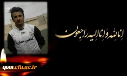 درگذشت دانشجو معلم پردیس آیت الله طالقانی(ره)