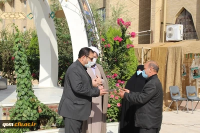 در جوار شهید گمنام دانشگاه فرهنگیان - پردیس حضرت معصومه(س) برگزار شد:
مراسم گرامیداشت هفته دفاع مقدس و تجلیل از یادگاران هشت سال دفاع مقدس