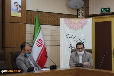 دیدار حسن محمدپور سرپرست مدیریت امور پردیس های استان با مدیر کل کانون پرورش فکری استان قم