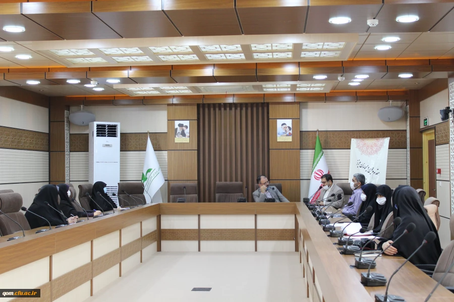 دیدار حسن محمدپور سرپرست مدیریت امور پردیس های استان با مدیر کل کانون پرورش فکری استان قم 4