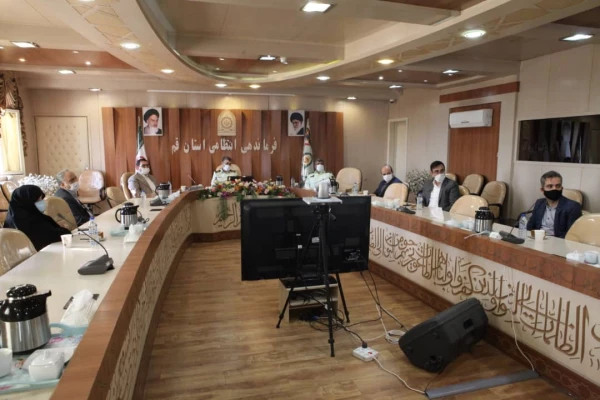 دیدار صمیمی حسن محمدپور سرپرست مدیریت امور پردیس های استان با سردار میر فیضی فرمانده انتظامی استان قم 6