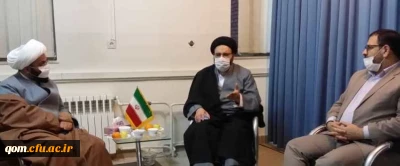بازدید حجت الاسلام سید امین الله دادگر مسؤول نهاد نمایندگی مقام معظم رهبری در دانشگاه فرهنگیان از مرکز تربیت مبلغ معلم دانشگاه 