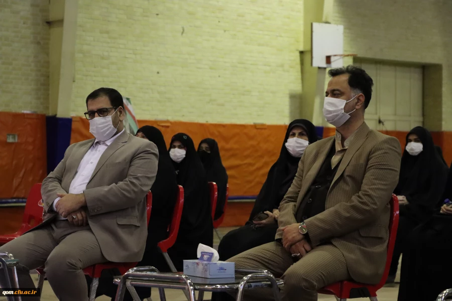 برگزاری آیین استقبال از نودانشجومعلمان دانشگاه فرهنگیان استان قم 4