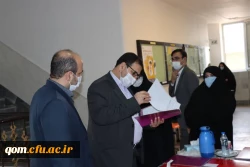 بازدید حسن محمدپور سرپرست مدیریت امور پردیس های استانی از مراحل مصاحبه و گزینش مهارت آموزان ماده28 استان قم 3