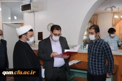 بازدید حسن محمدپور سرپرست مدیریت امور پردیس های استانی از مراحل مصاحبه و گزینش مهارت آموزان ماده28 استان قم 8