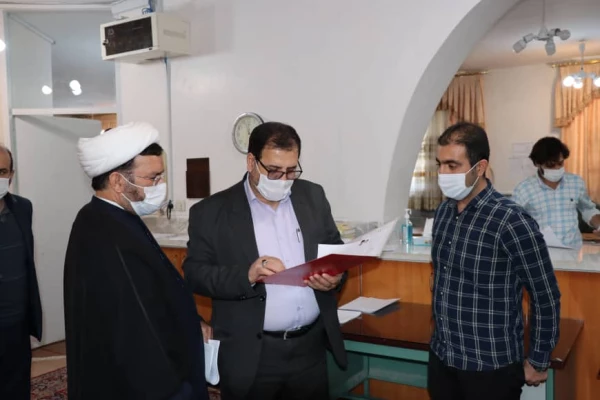 بازدید حسن محمدپور سرپرست مدیریت امور پردیس های استانی از مراحل مصاحبه و گزینش مهارت آموزان ماده28 استان قم 8