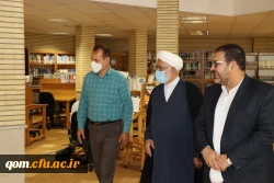 بازدید حسن محمدپور سرپرست مدیریت امور پردیس های استان قم از پژوهشگاه حوزه و دانشگاه 8