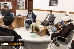 برگزاری جلسه اعضای هیات رئیسه دانشگاه و مسئولین دبیرخانه تعلیم و تربیت و پژوهشگاه حوزه و دانشگاه و مدیریت امور پردیس های استان قم پیرامون محور فعالیت های فی مابین 2