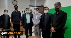 بازدید دکتر علی محمدی معاونت فرهنگی و اجتماعی دانشگاه از مراحل فیلمبرداری و تولید محتوای آموزشی  اربعین مجازی دانشگاه فرهنگیان به میزبانی استان قم 2