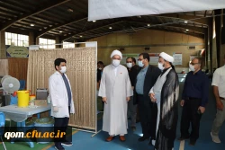 بازدید حمسن محمد پور از پایگاه واکسیناسیون حضرت فاطمه الزهرا(س) مستقر در مرکز شهید مدنی(ره) 3