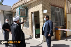 بازدید حمسن محمد پور از پایگاه واکسیناسیون حضرت فاطمه الزهرا(س) مستقر در مرکز شهید مدنی(ره) 5