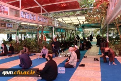 مراسم غبار روبی مزار شهید گمنام پردیس حضرت معصومه(س) و گلزار شهدای قم 5