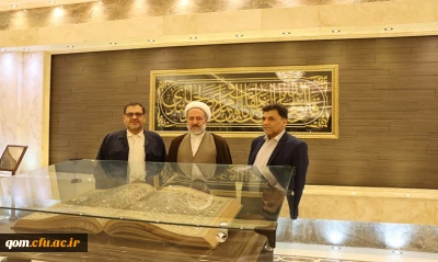 دیدار مسئول نهاد رهبری و معاون فرهنگی دانشگاه فرهنگیان با نماینده آیت الله سیستانی در قم باهدف حمایت از برنامه های اربعین
