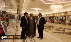 دیدار مسئول نهاد رهبری و معاون فرهنگی دانشگاه فرهنگیان با نماینده آیت الله سیستانی در قم باهدف حمایت از برنامه های اربعین 3