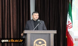 مراسم تکریم ومعارفه مدیر امور پردیس های استان قم 4