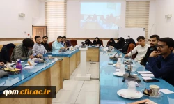 دیدار صمیمی اعضای بسیج دانشجویی خواهران و برادران پردیس های استان با دکتر موسوی مدیر امور پردیس های استان قم 3