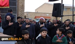 تشییع و تدفین شهید گمنام هشت سال دفاع مقدس در پردیس آیت الله طالقانی(ره) 9