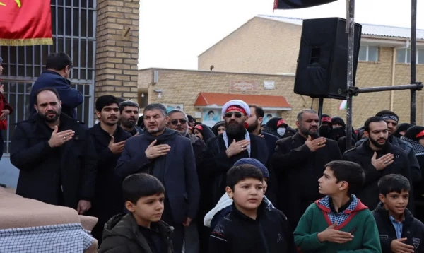 تشییع و تدفین شهید گمنام هشت سال دفاع مقدس در پردیس آیت الله طالقانی(ره) 9