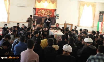 مراسم وداع با شهید گمنام در مرکز مدنی(ره) قم