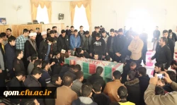 مراسم وداع با شهید گمنام در مرکز مدنی(ره) قم 6