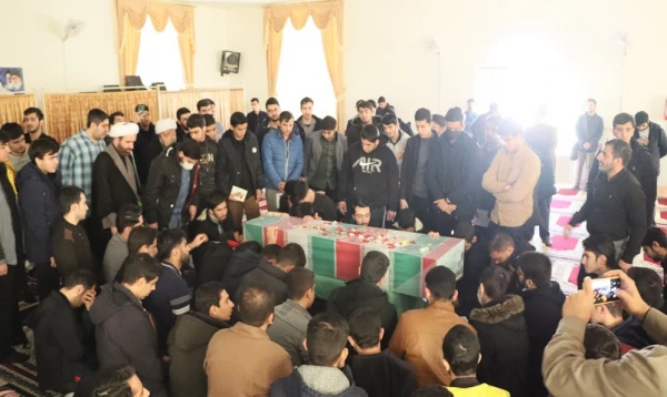 مراسم وداع با شهید گمنام در مرکز مدنی(ره) قم 6