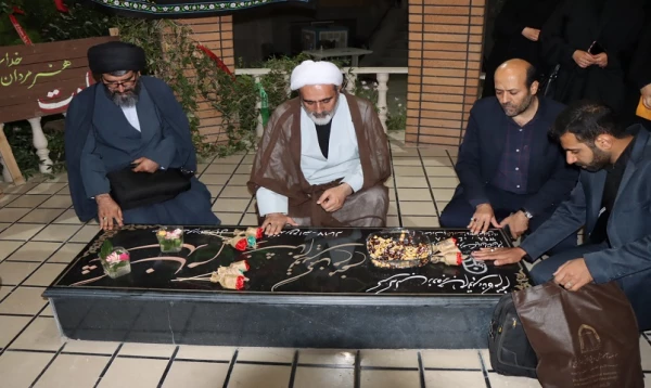 چهارمین سالگرد تدفین شهید گمنام در پردیس حضرت معصومه(س) 15