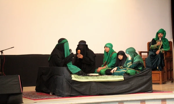 ویژه برنامه شبیه خوانی زندگانی حضرت زهرا سلام الله علیها به مناسبت ایام فاطمیه 6