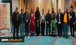 کسب رتبه اول در جشنواره کشوری سرود و هنرهای نمایشی(روایت حبیب) در رشته تعزیه توسط دانشجو معلمان پردیس آیت الله طالقانی 6