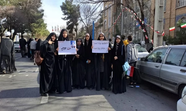 حضور پر شور و شعور دانشجومعلمان و کارکنان دانشگاه فرهنگیان استان قم در راهپیمائی یوم الله 22 بهمن  6