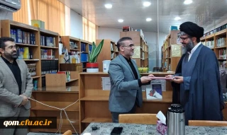 مراسم تکریم و معارفه معاون امور دانشجویی و توسعه منابع پردیس حضرت معصومه(س) 