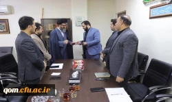 عقد تفاهم نامه همکاری دانشگاه فرهنگیان استان قم با جهاد دانشگاهی استان قم انجام شد 2