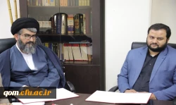 عقد تفاهم نامه همکاری دانشگاه فرهنگیان استان قم با جهاد دانشگاهی استان قم انجام شد 3