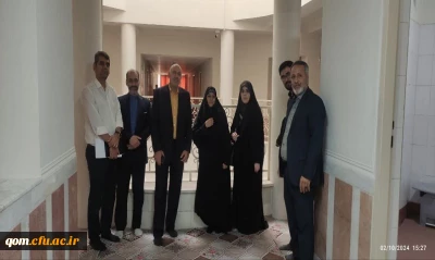 بازدید مدیرکل سرمایه انسانی دانشگاه از مدیریت امور پردیس های دانشگاه فرهنگیان استان قم